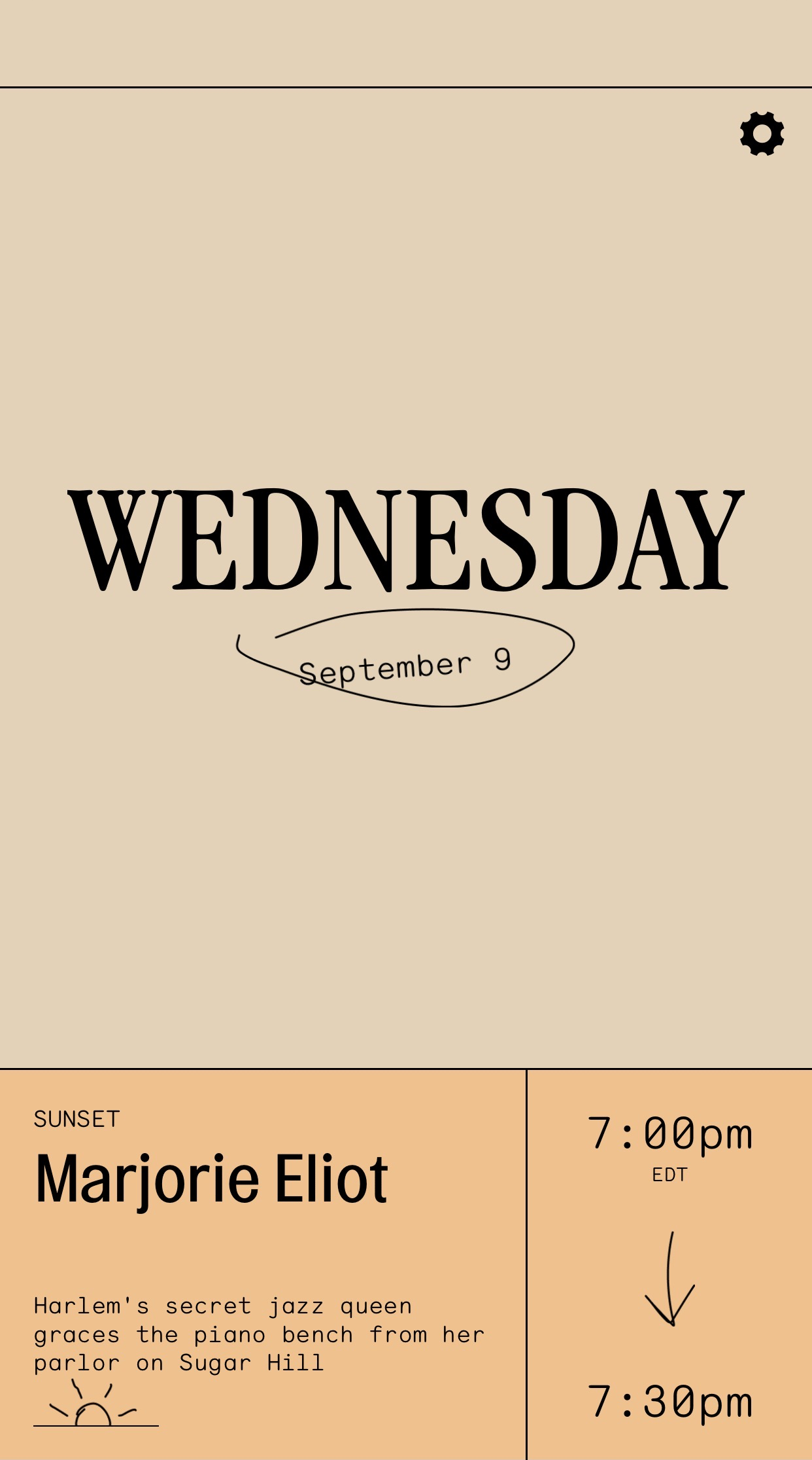 Oda App – Main feed, page 1